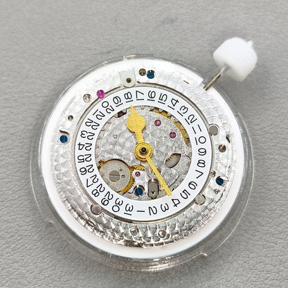Shanghai 3285 Automatic Mechanical Movement 4 Hands GMT Greenwich Rotor Carved