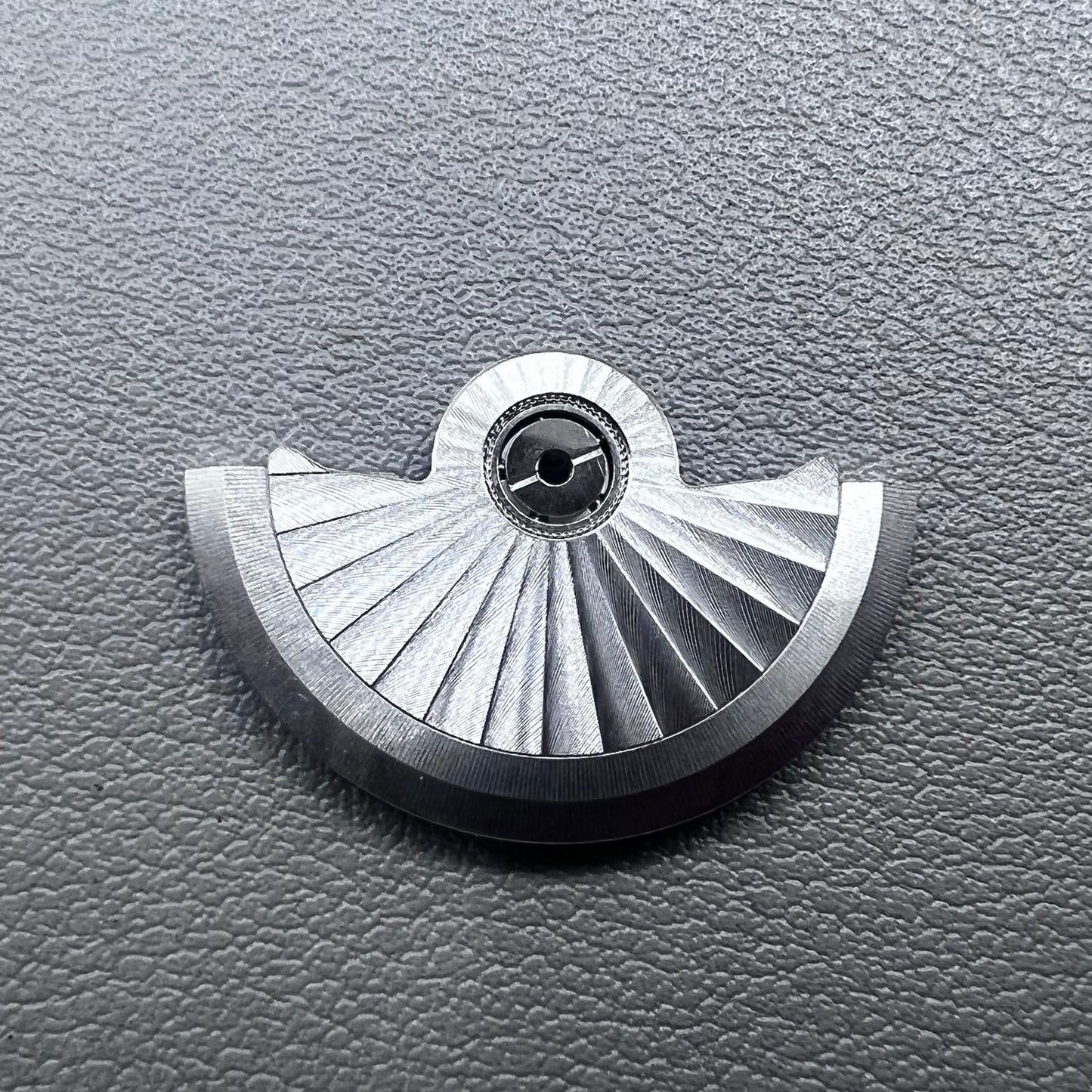 No Hollow Silver Radial Pattern Rotor, Seiko NH34 NH35 NH36 NH38 Compatible Watch Accessory