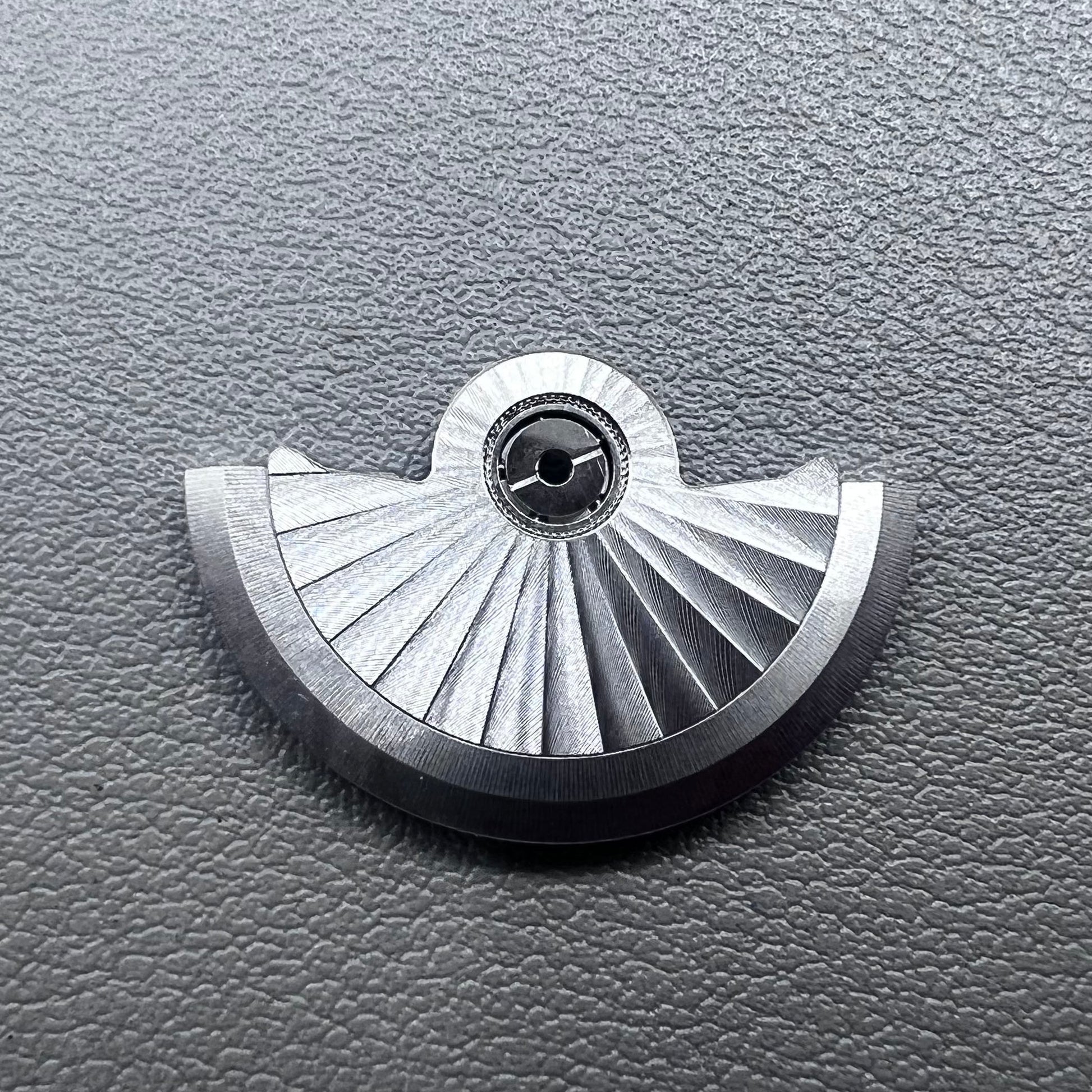 No Hollow Silver Radial Pattern Rotor, Seiko NH34 NH35 NH36 NH38 Compatible Watch Accessory