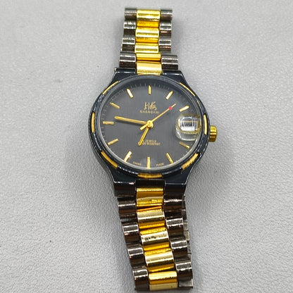 37mm Shanghai Manual Mechanical Watch Black 19 Jews Shock-Resistant