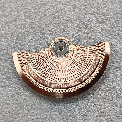 Rose Golden Fireworks Pattern Rotor Oscillating Weight for NH35 NH36 Movement Modified