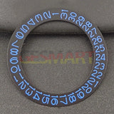 Black Background Blue Character Date Disk Date Wheel Overlay for NH35 NH36