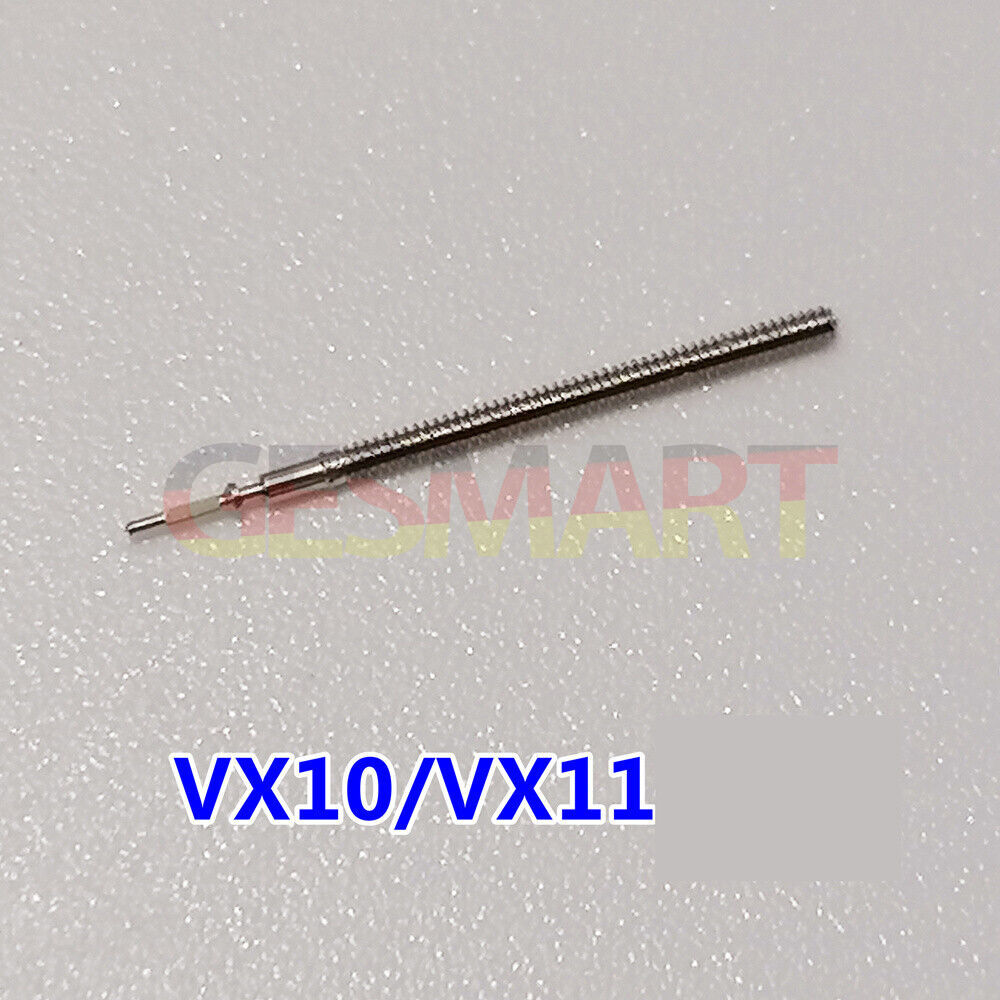 Set of 5 Hattori Epson TMI VX10 VX11 watch winding stems for precision movement repair.