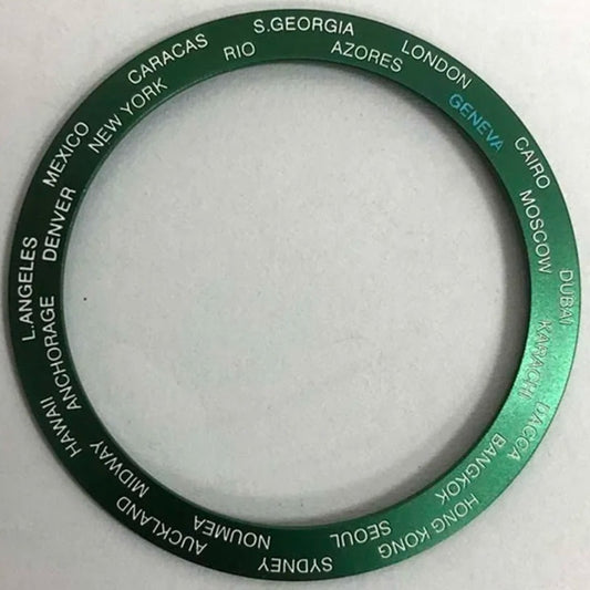 Green New Watch Bezel 38mm/30.6mm Ceramic Insert Ring Bezels Diy Watches Ring
