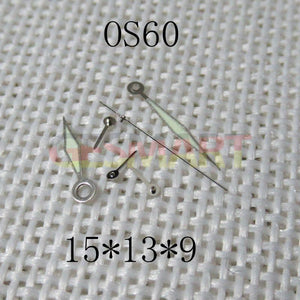 15X13X9mm Diamond Shape Green Lume Watch Hands for Miyota OS60 0S60 Movement