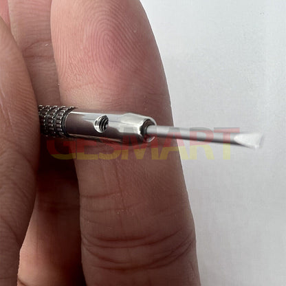 Horotec MSA01.218 precision watchmakers screwdriver 120mm, 1.20mm tip for delicate watch repairs.