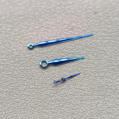 10×16×4.5mm Polished BLUE Watch Hand Set for Shanghai JHB03 Movement