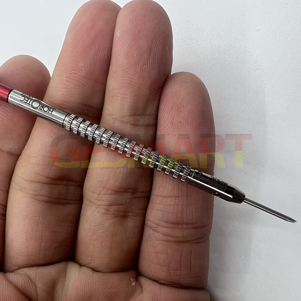 Horotec MSA01.218 precision 120mm watchmaker screwdriver with 1.20mm blade for detailed watch repair