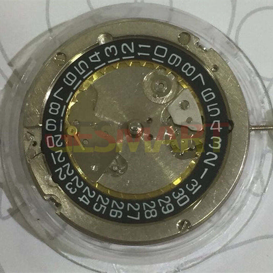 Seagull ST25 automatic watch movement with small second at 9, precision mechanical component.