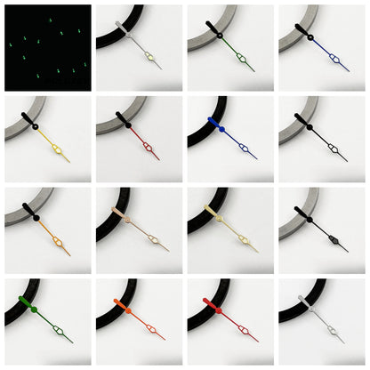 12.5mm Multicolor Second Hands Watch Hands for NH35 NH36 NH38 NH39 NH70 NH72