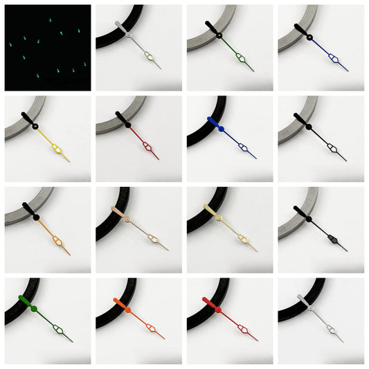 12.5mm Multicolor Second Hands Watch Hands for NH35 NH36 NH38 NH39 NH70 NH72