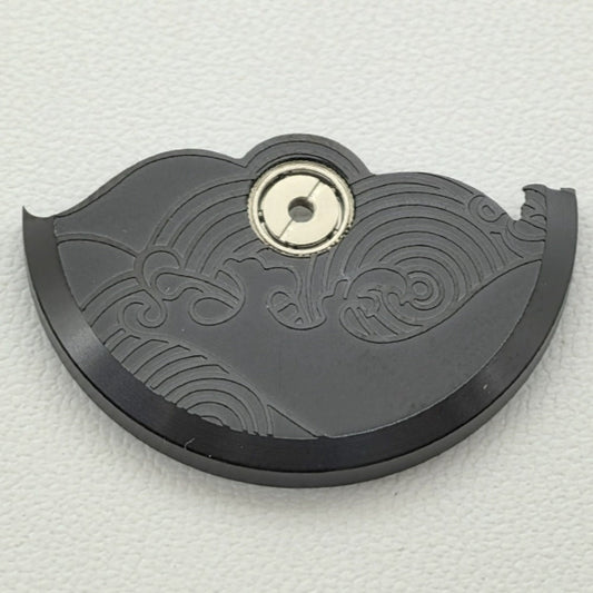 Masse oscillante noire modifiée pour rotor de nuage de bon augure pour mouvement NH35 NH36
