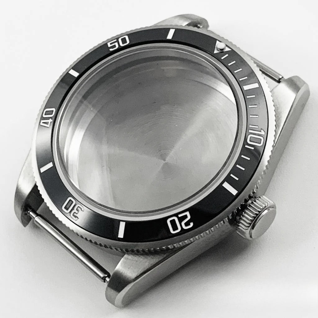 39MM Bezel Domed Sapphire Crystal Case for NH34 NH35 NH36 NH38 ETA 2824 PT5000
