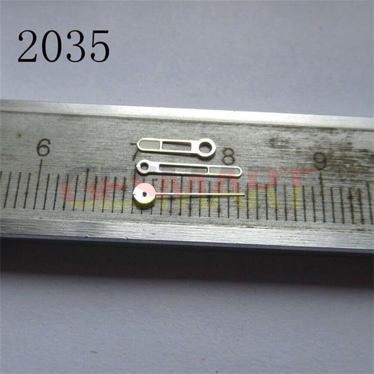 Aiguilles de montre creuses à tête ronde et lumineuses vertes pour Miyota 2035, 2115, 2105 et 2305