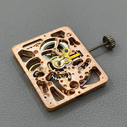 Rose Gold Hollow Square Hangzhou 2189 Mechanical Movement