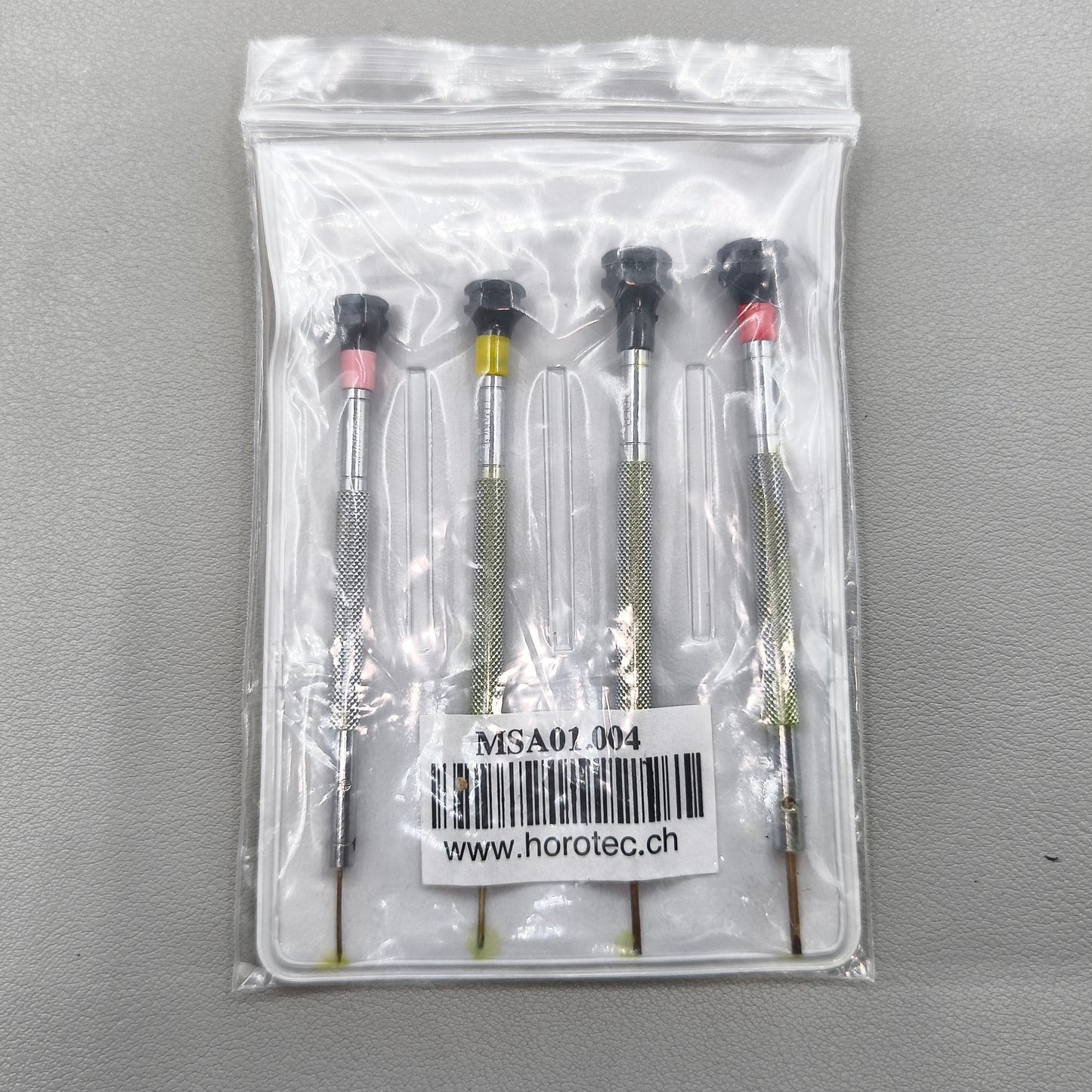 Swiss Horotec MSA01.004 Assortment Of Set of 4 Antimagnetic Screwdrivers