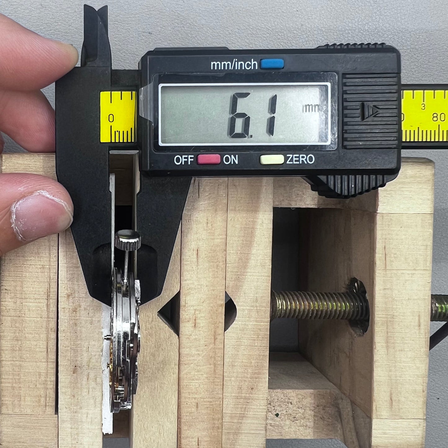 Silver Hollow Mechanical Movement Big Flywheel Moonphase@3