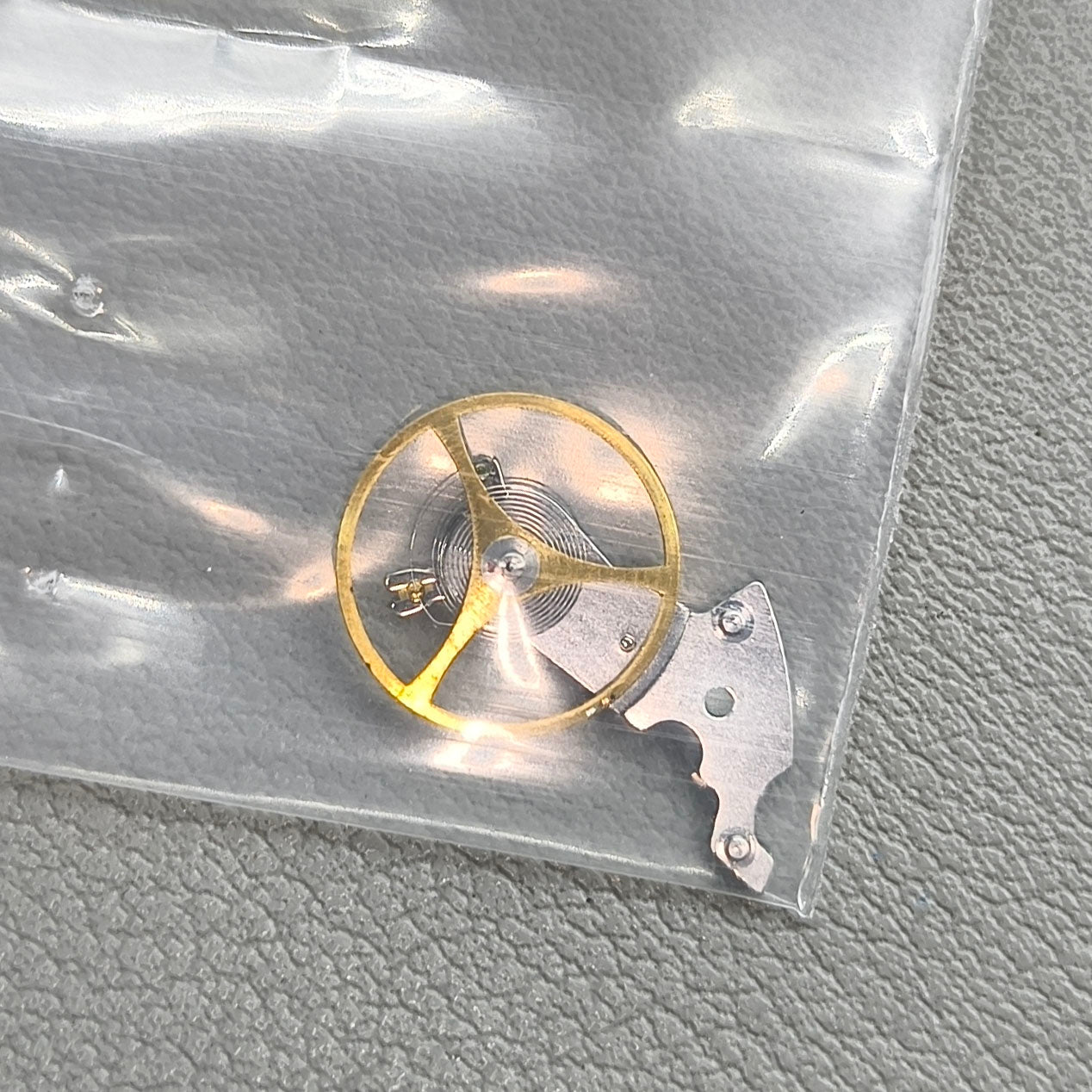 Silver Carved Complete Balance Wheel with Splint for ETA 2824 2834 2836