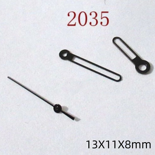 13 mm schwarz lackierte Uhrzeiger für Miyota 2035 2115 2105 2305 Uhrwerk