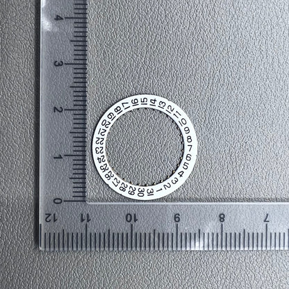 2 PIECES Date Disk Wheel Watch Day Dial Generic for ETA 2834 Movement
