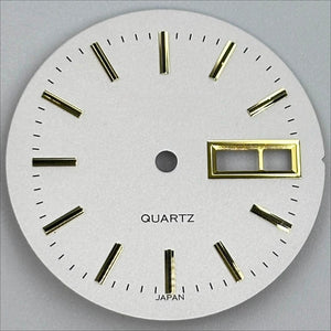 White 29.3mm Golden Nail Modified Datejust NO Lume Watch Dial for 2305 Movement