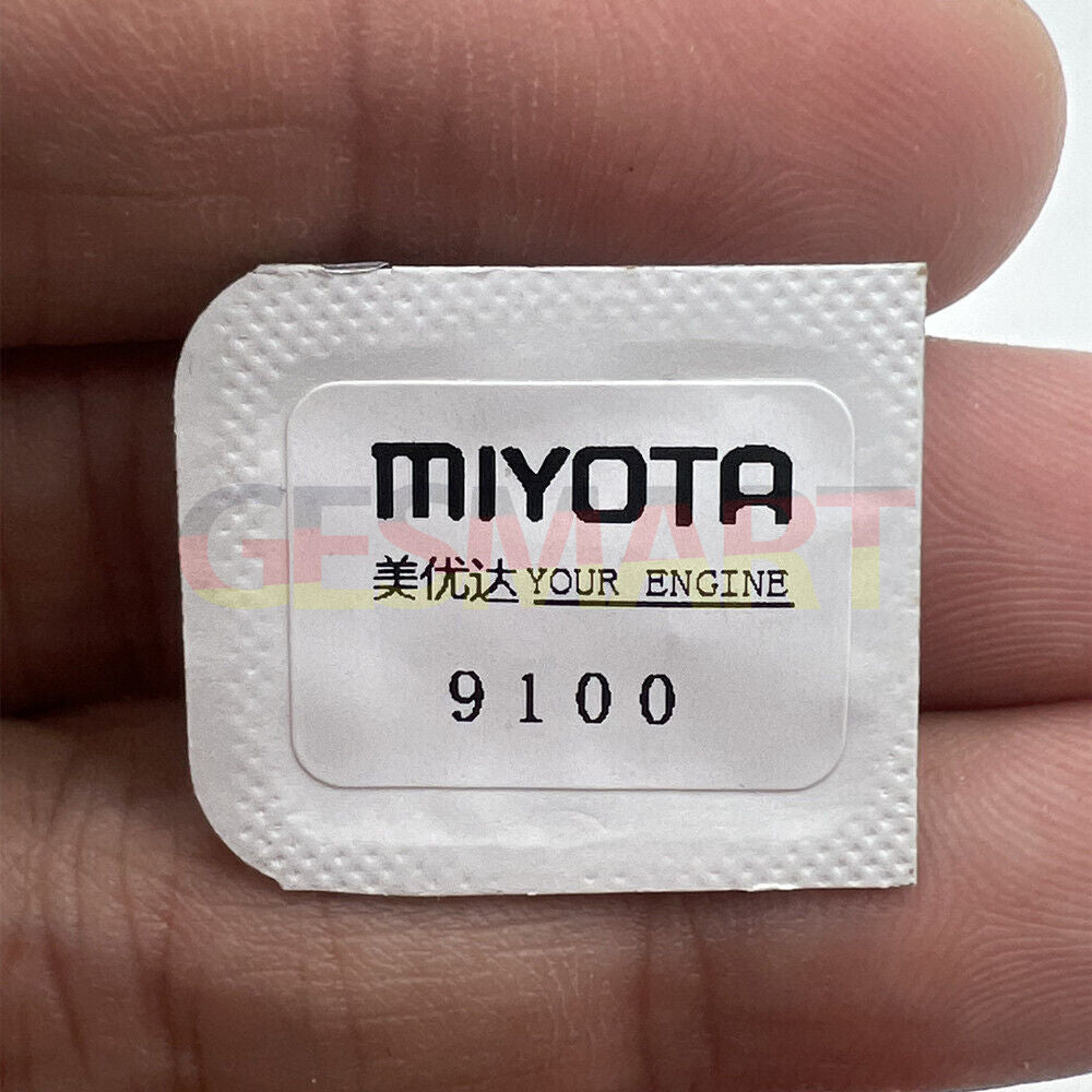 Barrel with complete mainspring for Miyota 9100 watch movement, durable spare part.