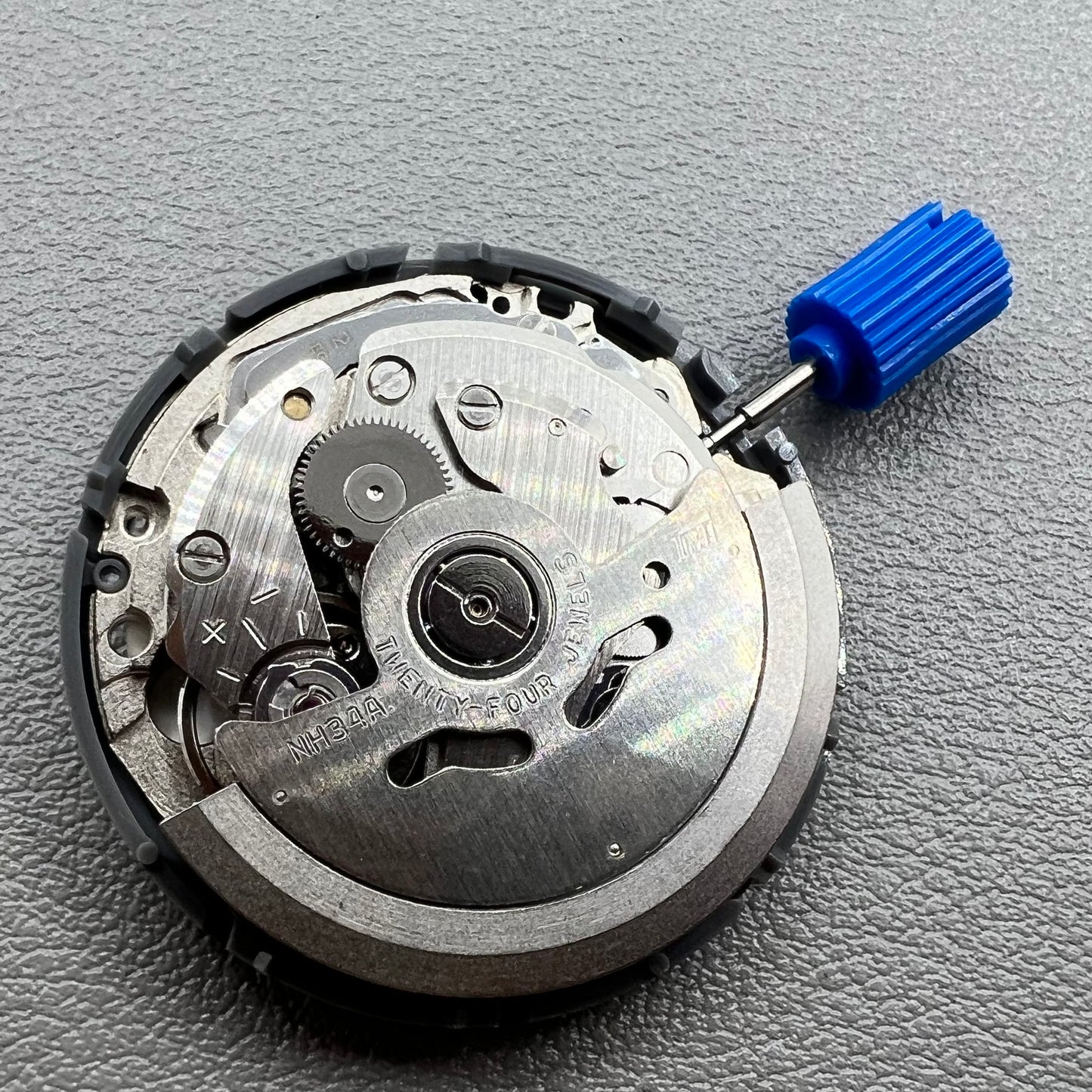 NH34 Automatic Mechanical GMT Movement Hacking Seconds White Disk Date@9