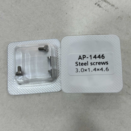 3 x 1,4 x 4,6 mm AP-Uhrengehäuse-Rückdeckelschrauben für Audemars Piguet-Uhrenteil