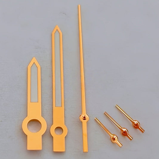 Rose Golden Trim with Lume Watch Hands Fit for ETA/Dandong 7750 Movement M005.0/M005.1