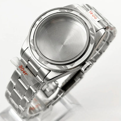 39MM Bezel Domed Sapphire Crystal Case for NH34 NH35 NH36 NH38 ETA 2824 PT5000