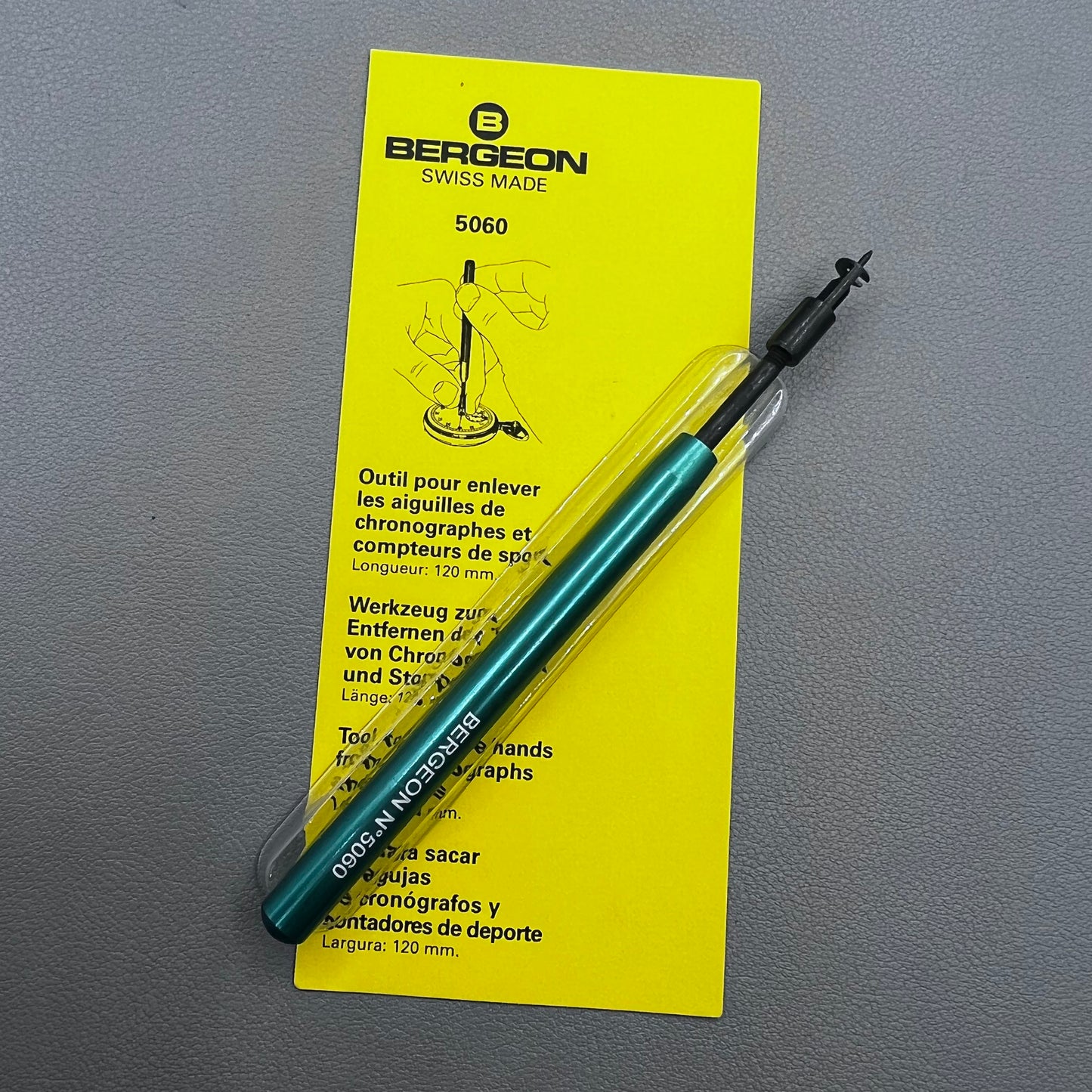 Swiss Tool Bergeon 5060 To Remove Hands From Chronographs And Timers
