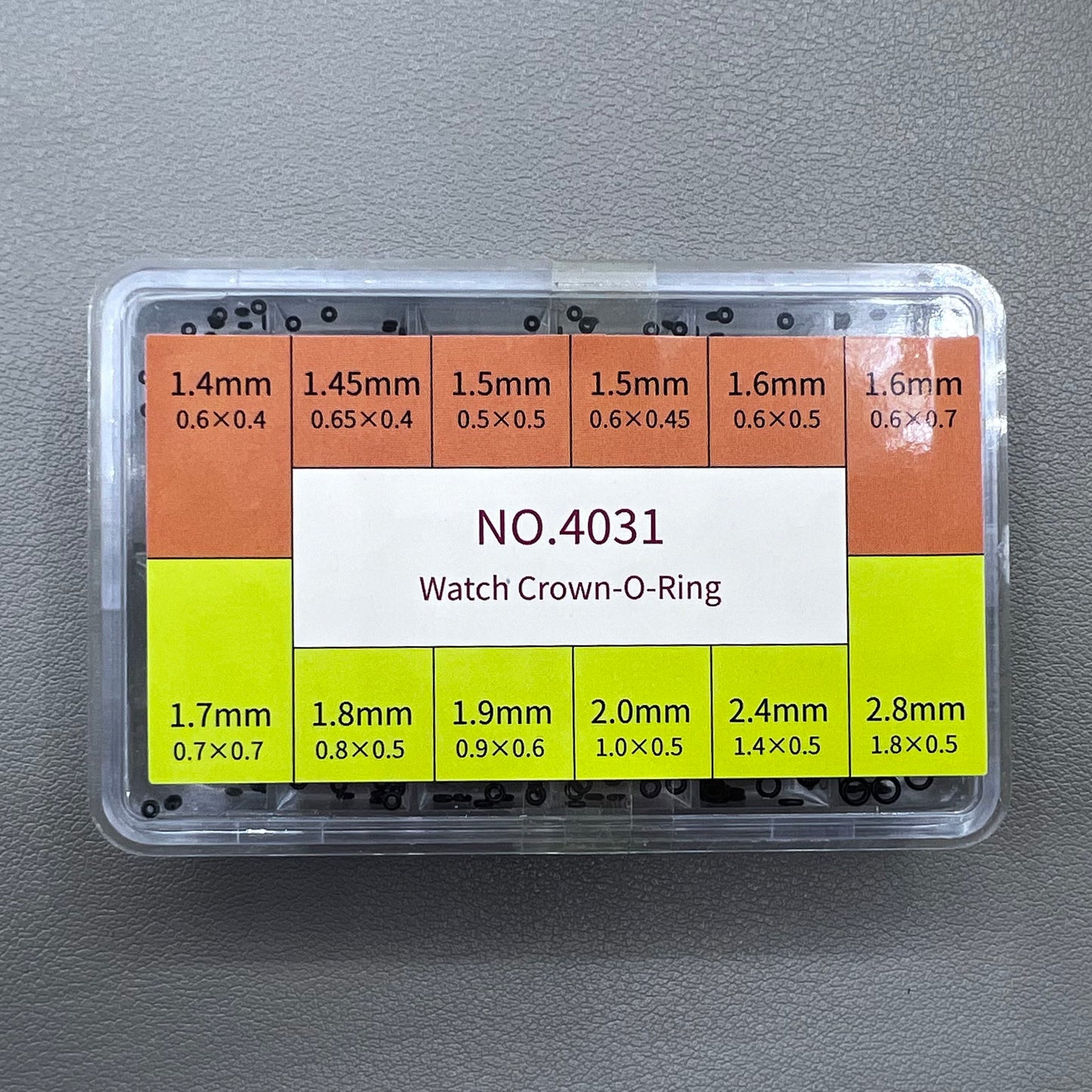 Assorted RH12 Waterproof Rubber O-ring Gasket 12 Sizes for Watch Crown