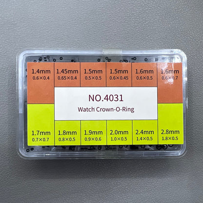 Assorted RH12 Waterproof Rubber O-ring Gasket 12 Sizes for Watch Crown