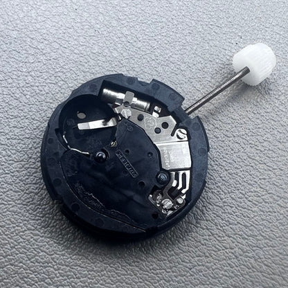 Swiss ETA 803.112 quartz watch movement with 3 hands and date window at 3 o'clock by ETA.
