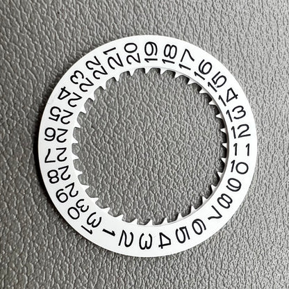 White date disc wheel for NH35 NH36 Date@3 watch movement, compatible with 2-piece set, brand quality.