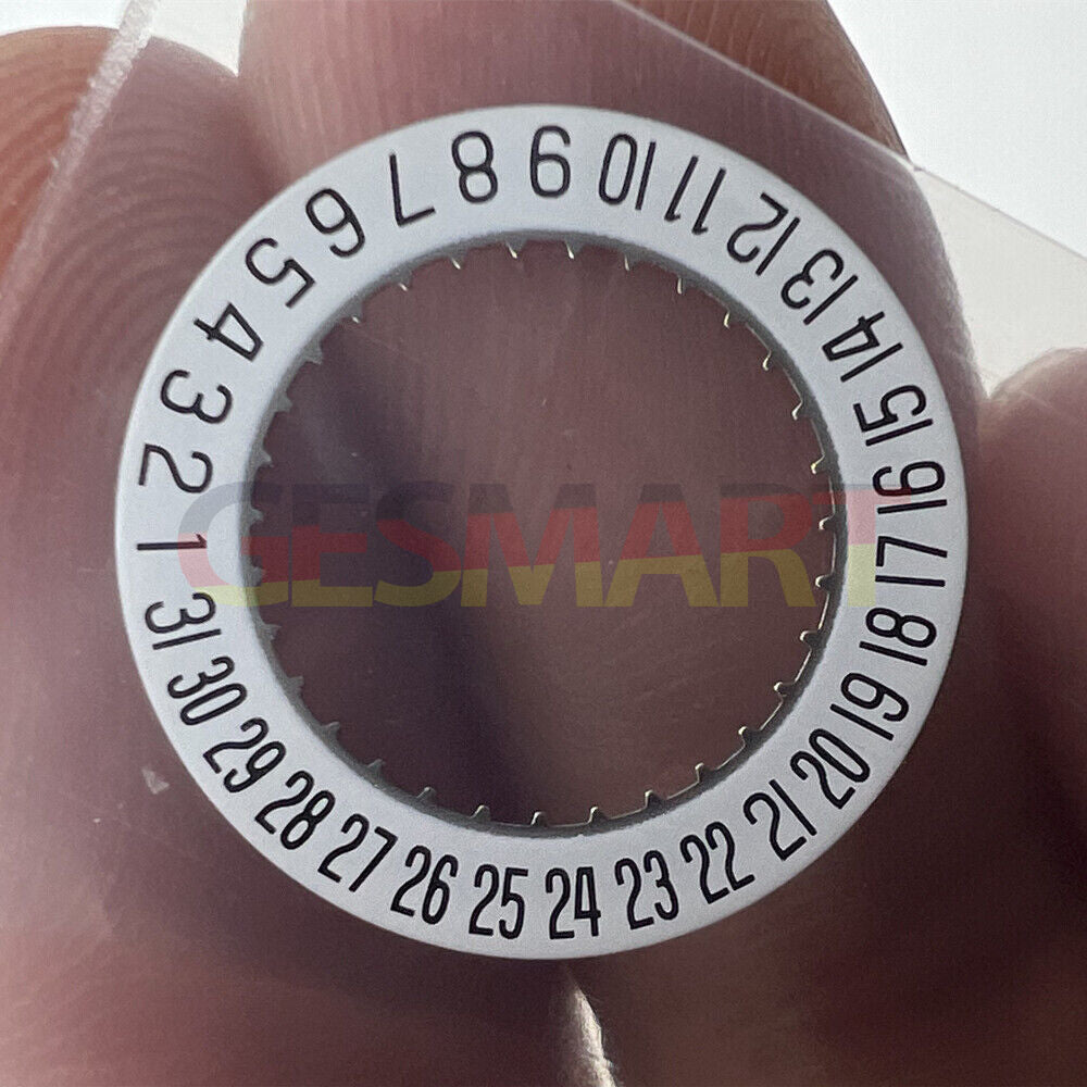 White date disk wheel showcasing date at 6 o'clock, compatible with ETA F04.111 watch movements.