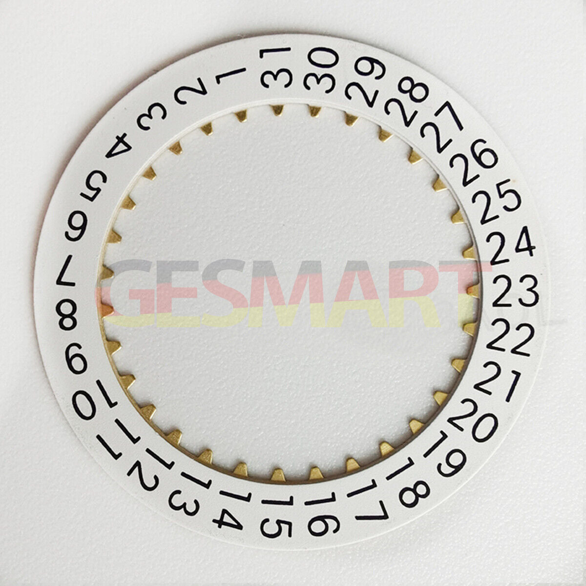 White date disk wheel for ETA 7750 movement, generic replacement for China-made watches.