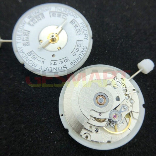 China Made 2834-2 Mechanical Movement Double Calendar Date At 3 Day At 12