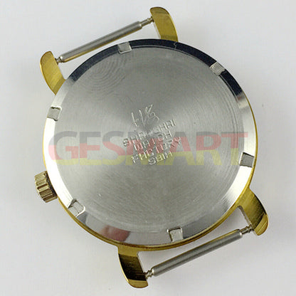 Shanghai Factory 8120 manual mechanical watch, 36mm, white dial with 17 jewels for precise timekeeping.