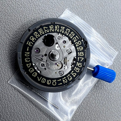 Seiko NH35 NH35A Golden Date Automatic Mechanical Movement SKX007 Crown@3.0