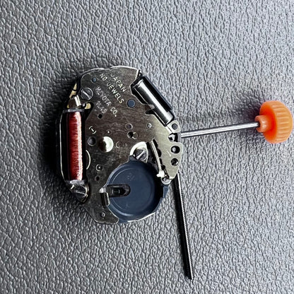 Japan Miyota 1L45 quartz movement with small second hand, precise watch accessory for repair and customization.
