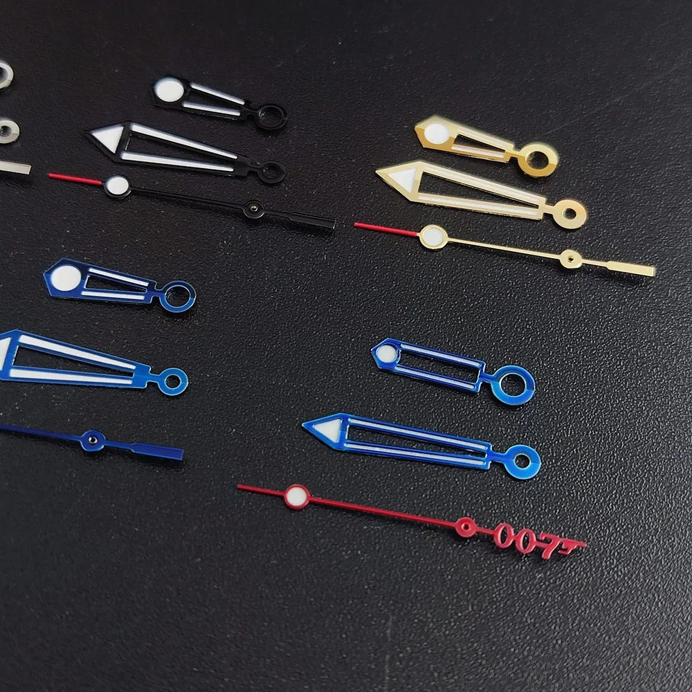 Luminous watch hands for NH35, NH36, ETA 2836, 2824 & Miyota 8205, 8215 movements