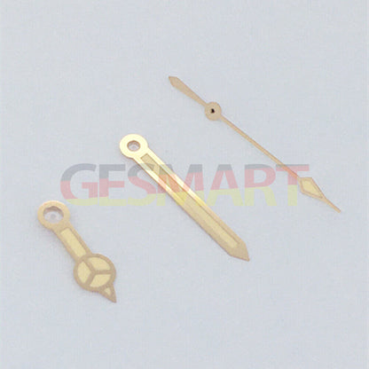 13,5 x 13 x 8,75 mm Roségoldener Rand, gelbe Leuchtzeiger für asiatische 8215/2813/8205