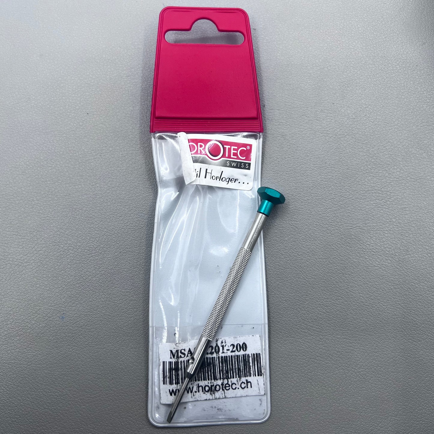 Horotec MSA01-201-200 2.00mm precision screwdrivers for watch repair, durable and reliable tool set.