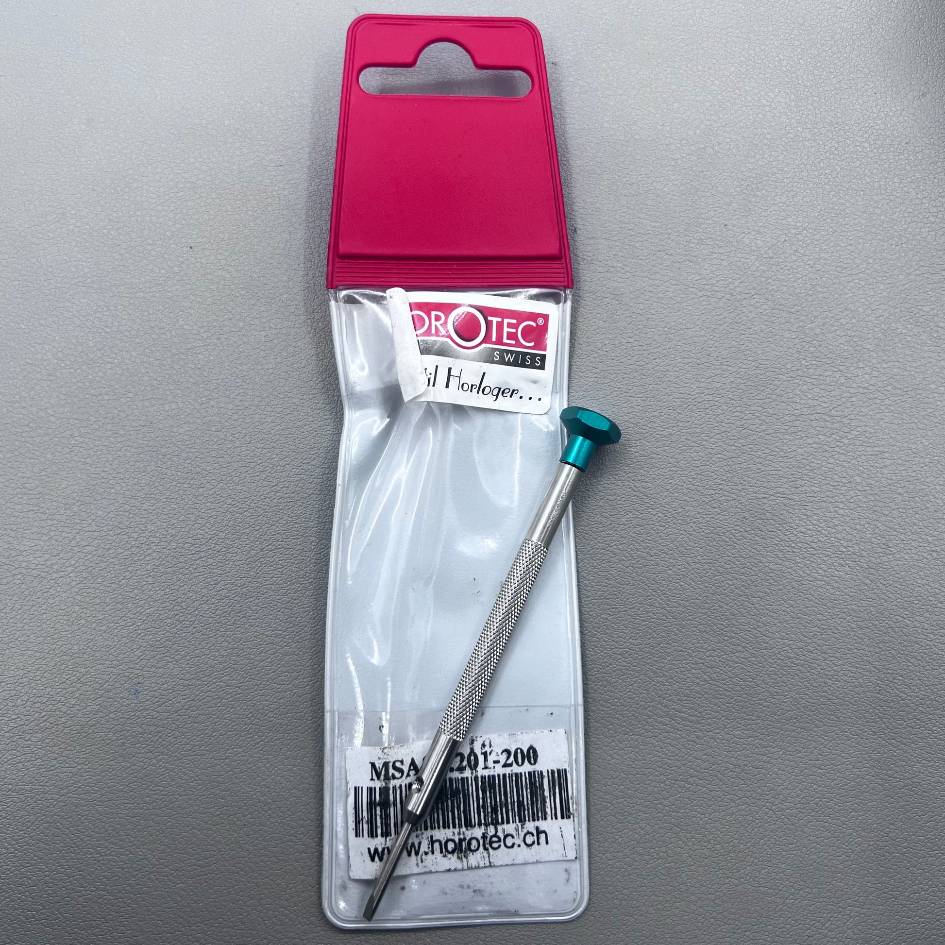 Horotec MSA01-201-200 2.00mm precision screwdrivers for watch repair, durable and reliable tool set.
