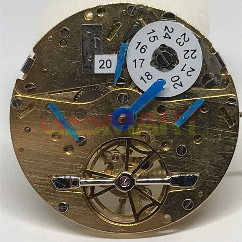 China Made multifunctional automatic watch with mechanical movement and perpetual calendar at 12 o?clock.