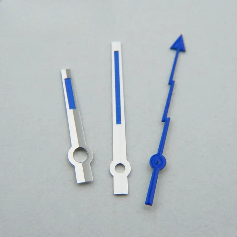 Modified Watch Hands with Blue Luminous for 41 mm Case Fit Datejust RLX3135/3235