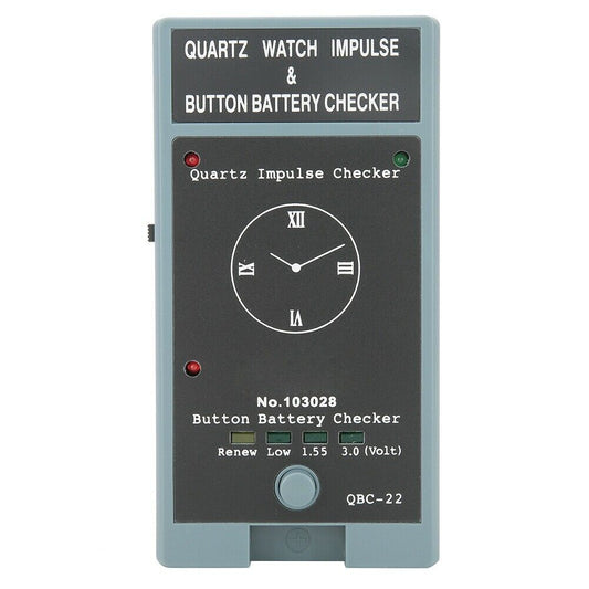 QBC-22 quartz watch and button battery tester by QBC, precision tool for watch repair accessories.