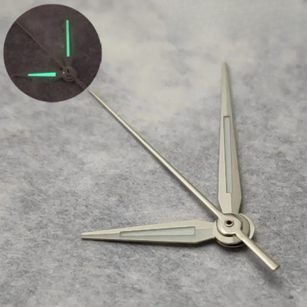 C3 Green luminous Multicolor Watch Hands for NH34 NH35 4R35 NH36 4R36 Movement