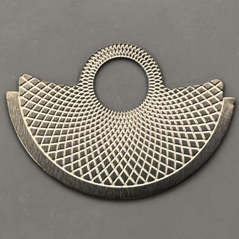 Black Snake Scale rotor overlay, compatible with NH35 NH36 7S26 4R35 watch movements for stylish customization.